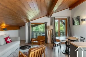 1 bedroom apartment+ corner mountain - near ski lifts - rochebrune megève Ref # C3151-10 