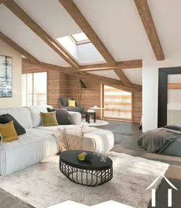 Apartment 5 rooms top floor - eden weiss les gets Ref # C3199-B529D 