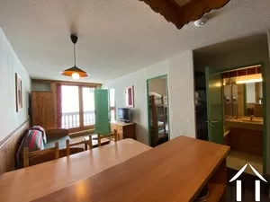 Ski in/ski out apartment with one bedroom and one cabin val thorens Ref # C3317 