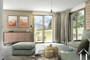Half chalet with panoramic view saint-gervais-les-bains Ref # C3326-02 