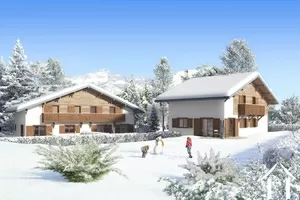 New individual chalet with view on the mont-blanc saint-gervais-les-bains Ref # C3326-03 