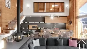 Ground floor apartment le grand-bornand Ref # C3721-B002 
