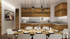 Three-bedroom apartment - rochebrune  Ref # C3872-A03 