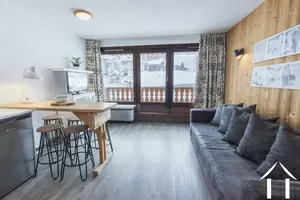 1 room apartment near all amenities val thorens Ref # C3923 