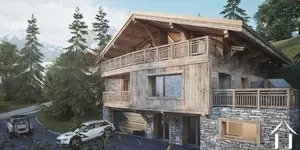 Luxury chalet 5 rooms - beautiful view  Ref # C4124-ChaletA 