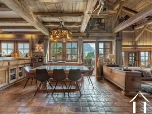 Exceptional chalet near village center & slopes – panoramic view – megève  Ref # C6416 