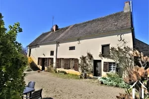 Village house with pretty garden and large stone barn Ref # JP5409S 