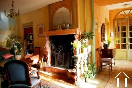 The entrance and lounge area to the main house/reception rooms of the B&B. 