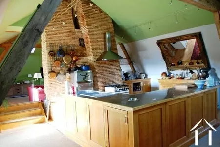 The owner's apartment on the top floor of the property maximizes the use of space by being open plan (with the exception of the bathroom) 