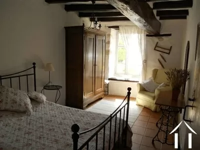 Bedroom 1 in the gîte. 