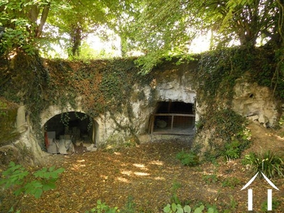 The surprise: two of the three cave workings located in the grounds. One of these is used as the wine cellar !