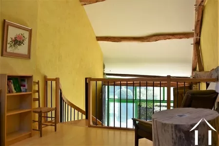 mezzanine / studio in the renovated barn