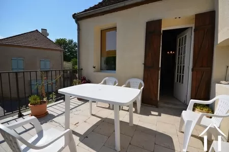 terrace in the sun