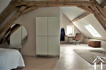 master bedroom with extra space