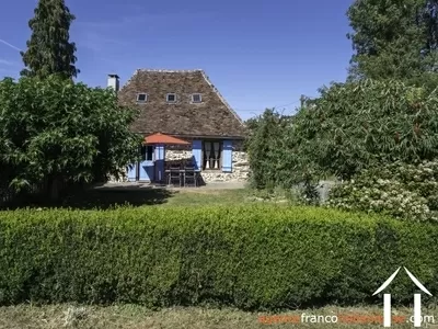 House with guest house for sale lubersac, limousin, Li1070 Image - 45