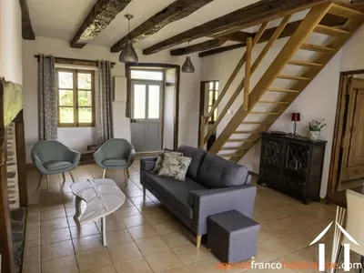 House with guest house for sale lubersac, limousin, Li1070 Image - 47