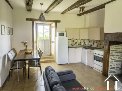 House with guest house for sale lubersac, limousin, Li1070 Image - 50