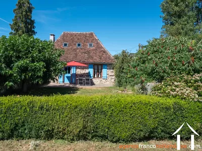 House with guest house for sale lubersac, limousin, Li1070 Image - 60