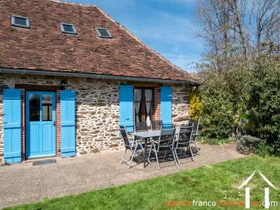 House with guest house for sale lubersac, limousin, Li1070 Image - 76