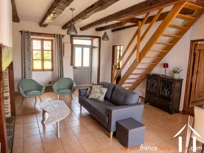 House with guest house for sale lubersac, limousin, Li1070 Image - 64
