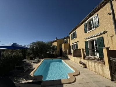 Unique Villa with Views, Two Swimming Pool and Two Equipped Guest Cottages

This, one of a kind, property is quietly located, on a small road, in a residential area, on the outskirts of the wine-producing small town of Magalas. Ref # EG11-2556 