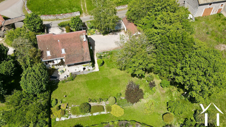 Vue aérienne de la propriété