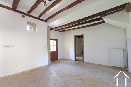 Ground floor room accessing both garden and courtyard (used to be the summer kitchen)