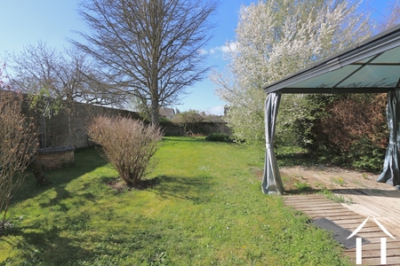 The garden seen from the house