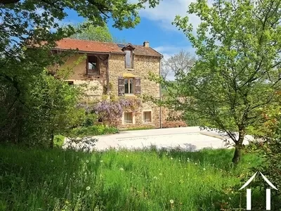 South side of the house in spring