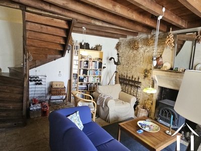 Living room staircase
