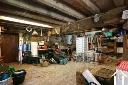 Ground floor laundry, cellar and extra toilet