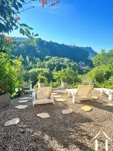 View from garden to hills