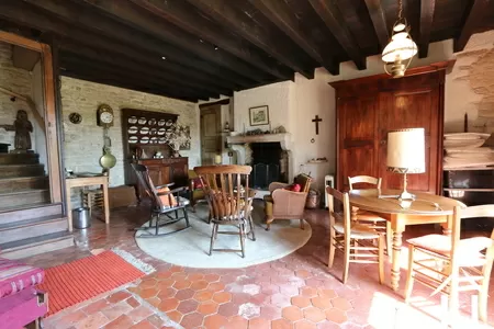 Living - Dining, with open fire