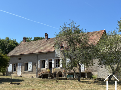 Phenomenally located farmhouse with barns and large house in the Morvan Ref # cvh5617 