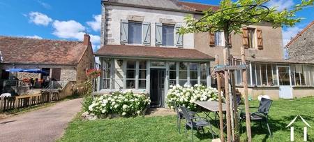Village house with garden and conservatory
