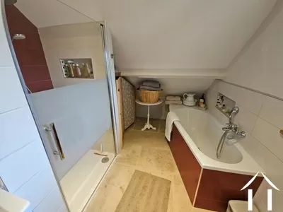 Bathroom and walk in shower