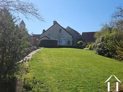 Garden to house view Spring