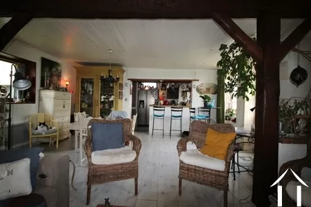 Living room Kitchen