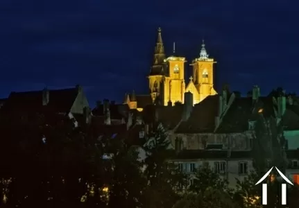 Night time in the town