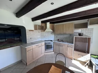 Keuken met eetruimte 25m2