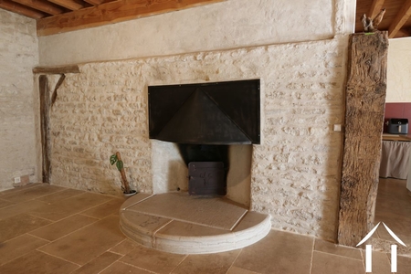 Thermal mass wood stove