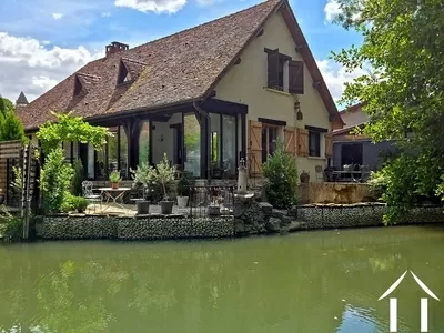 Charming Riverside House in Medieval Town Ref # RT5681P 