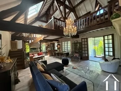 Open-plan living area 