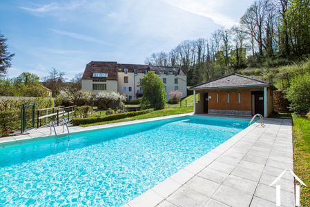 Pool to rear of mill